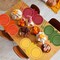208 Pcs Thanksgiving Paper Plates(Autumn Color)9.06 x 9.06 x 4.92 inches